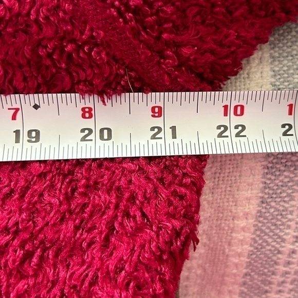 Like New LL Bean Red Teddy Bear Jacket, XL - Picture 8 of 8